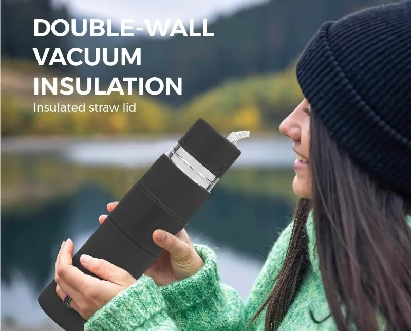 Thermo Inox Yerba Maté – Tout-en-Un 500 ml + Bombilla Intégrée